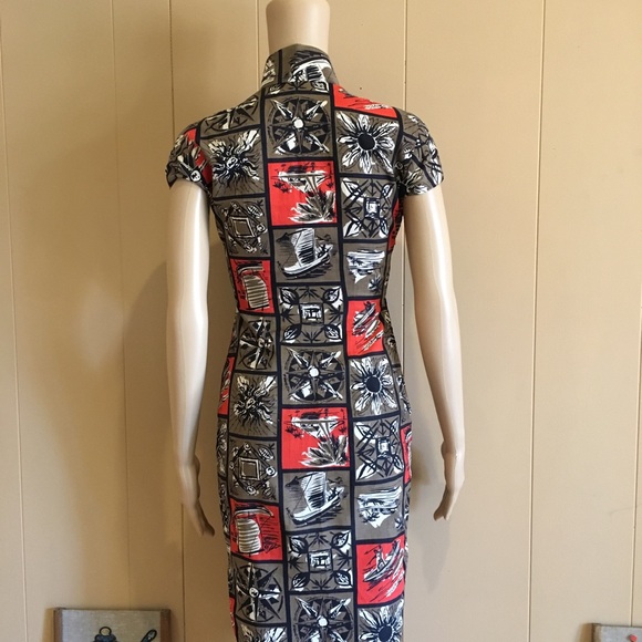 Vintage 1950’s Hawaiian Cheongsam - Picture 5 of 8
